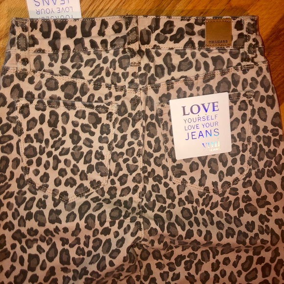 NWT YMI Skinny Ankle Crop Leopard pants sz 3/26 - Picture 5 of 6